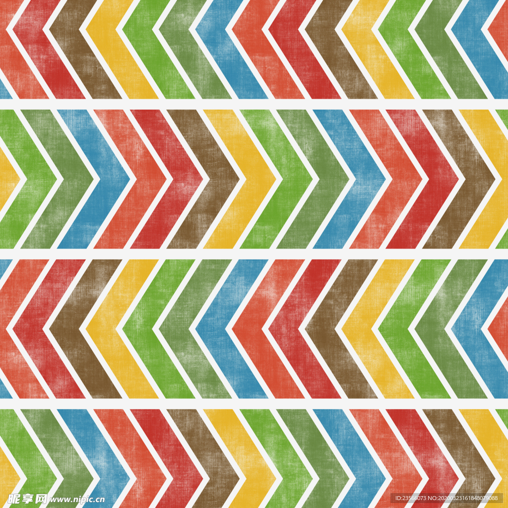 彩色无缝拼接花纹背景