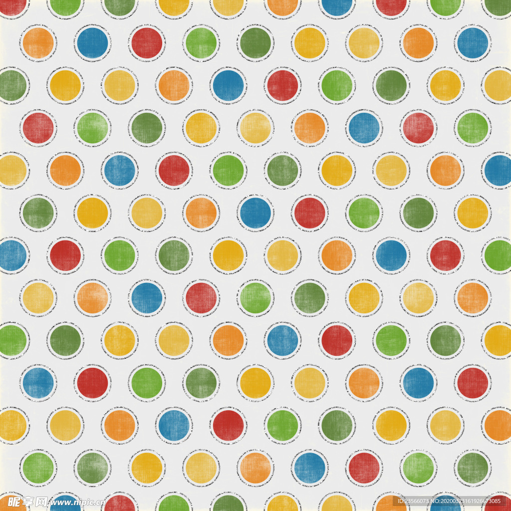 彩色无缝拼接花纹背景