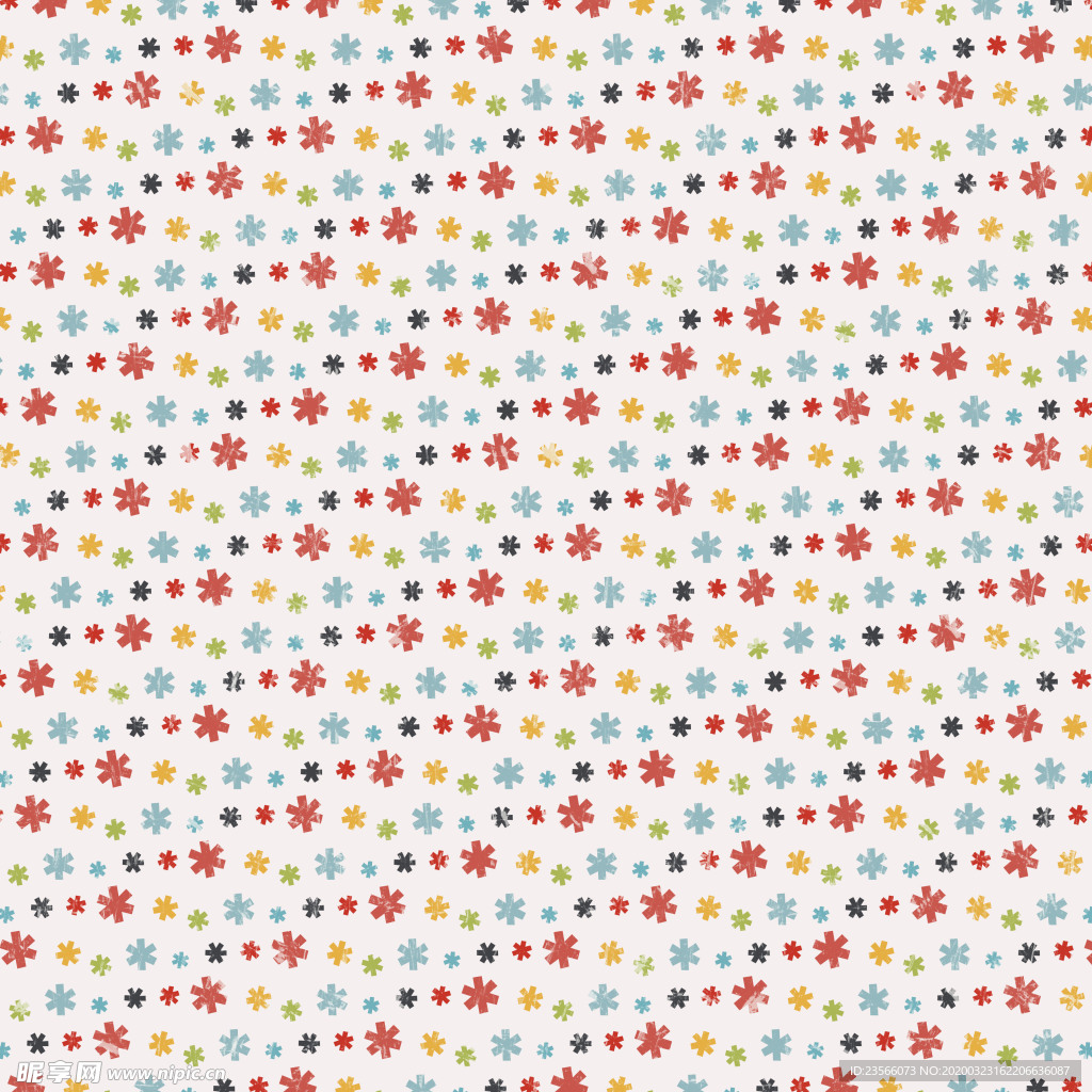 彩色无缝拼接花纹背景