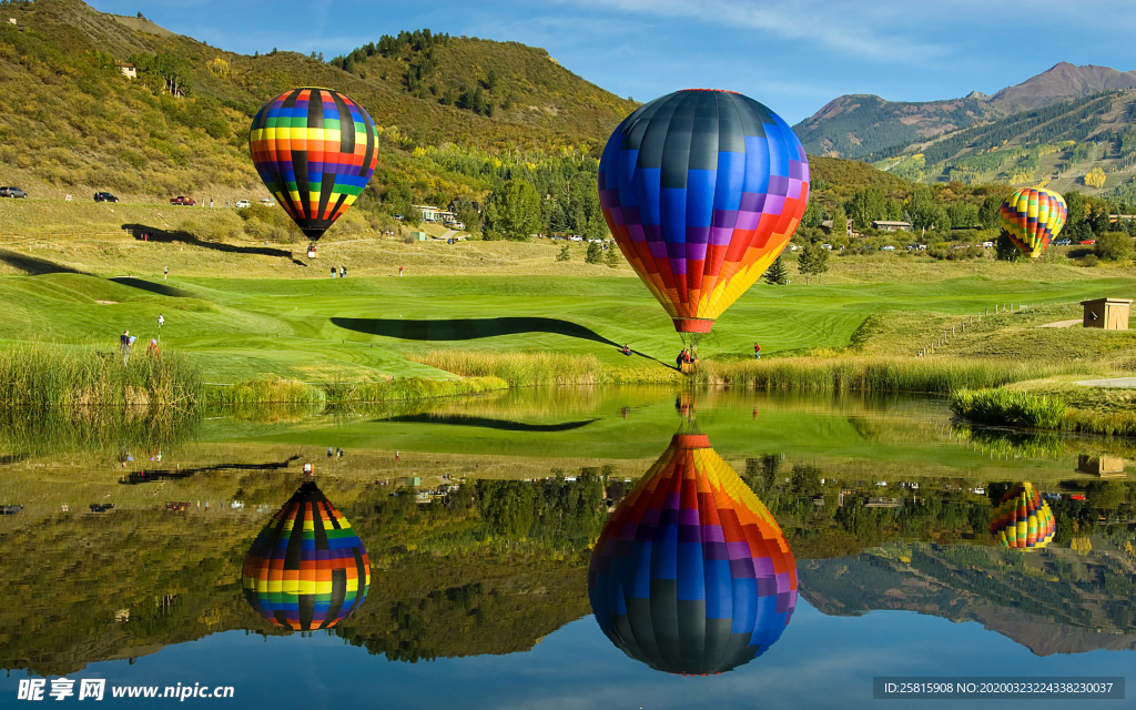 热气球气球图片