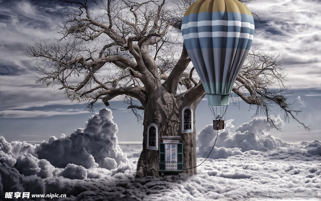 热气球气球图片