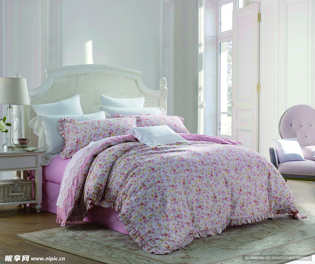 缤纷花语四件套