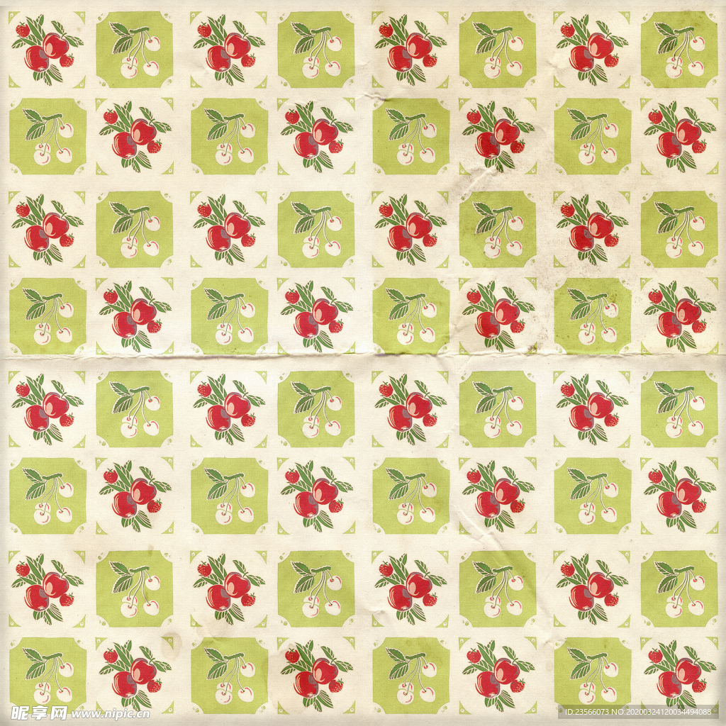 复古田园碎花图案背景