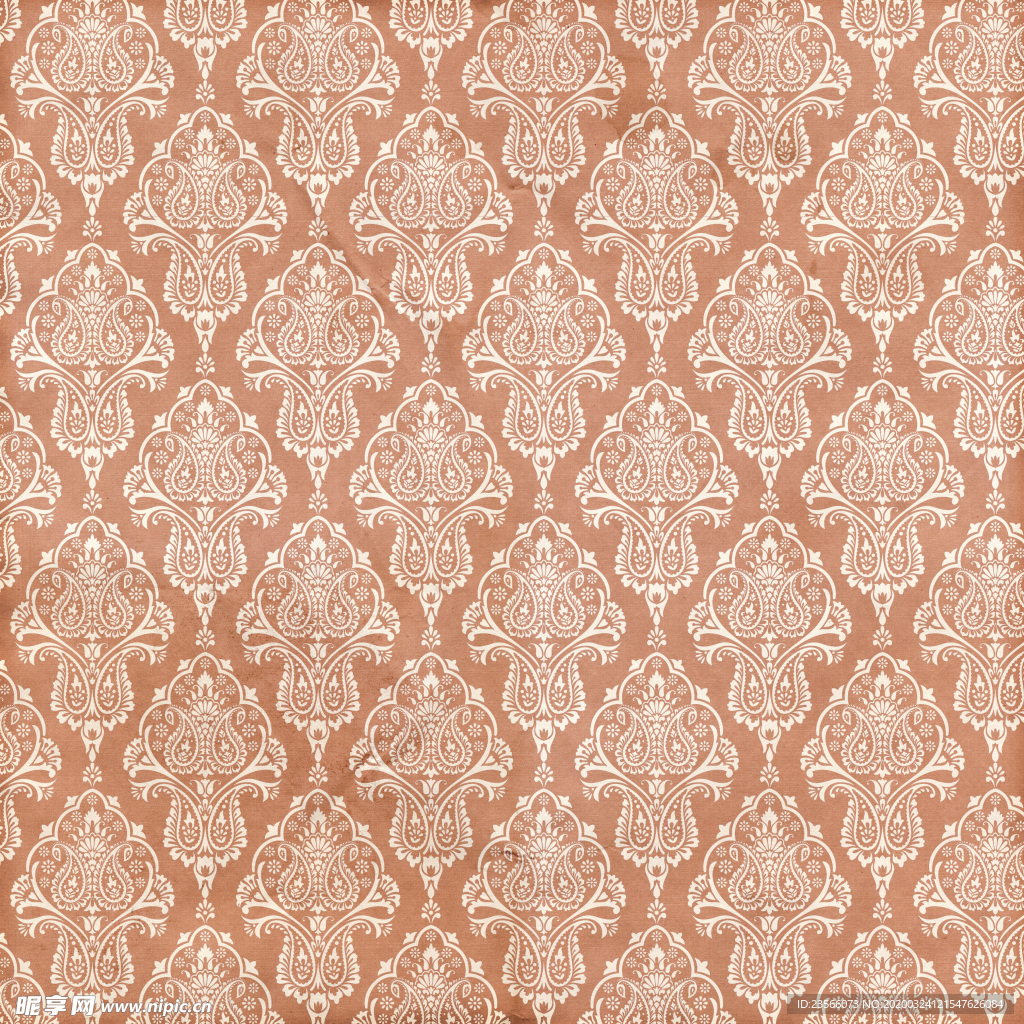 复古田园碎花图案背景