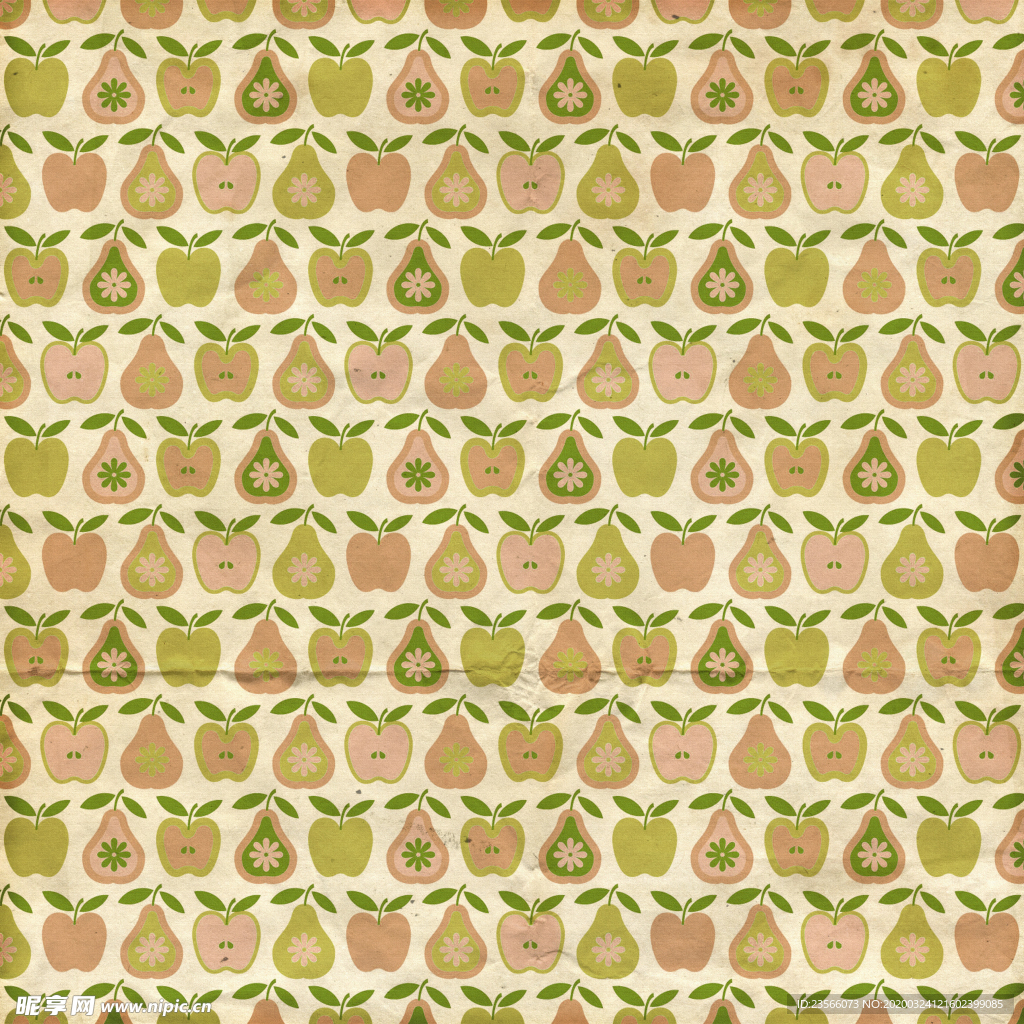 复古田园碎花图案背景