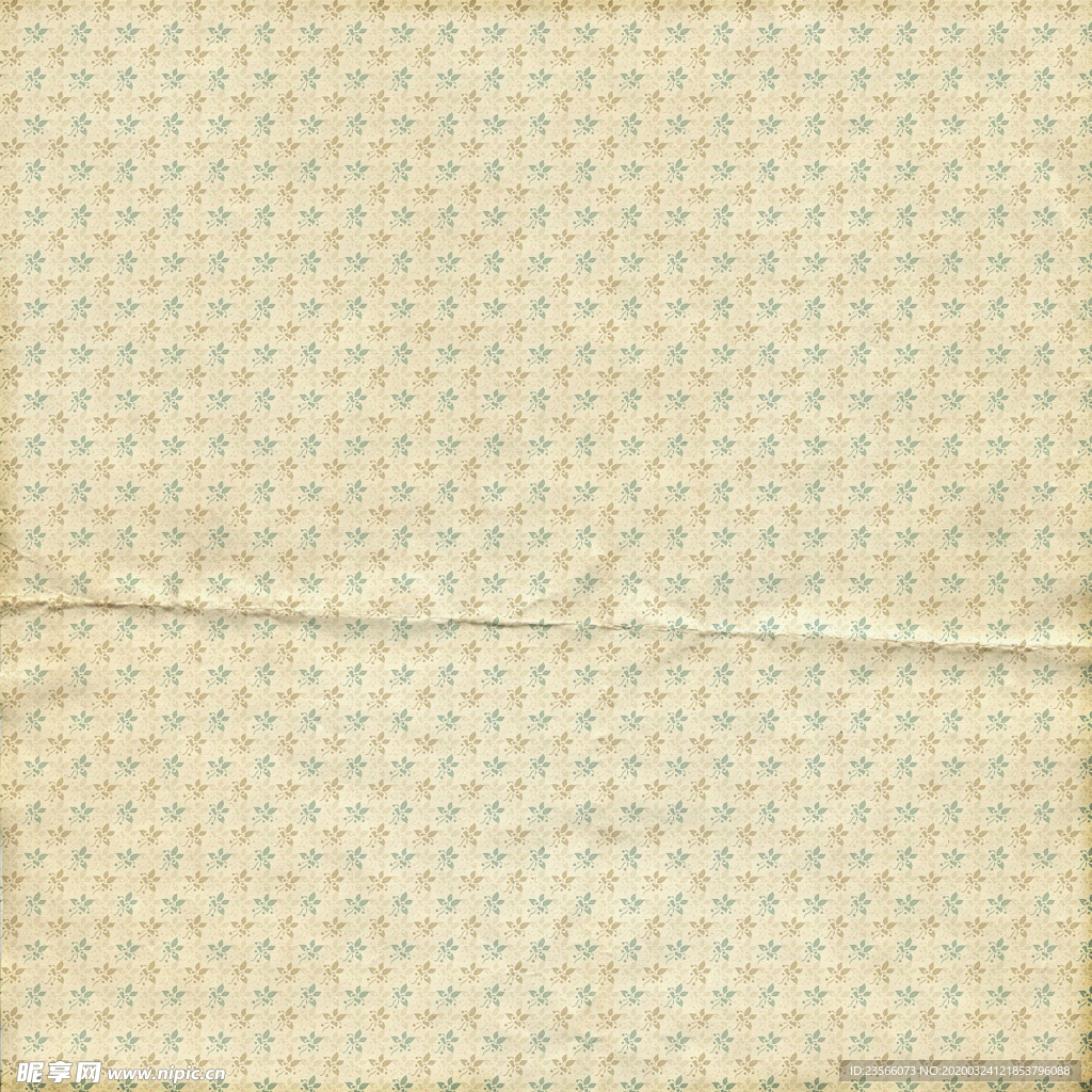 复古田园碎花图案背景