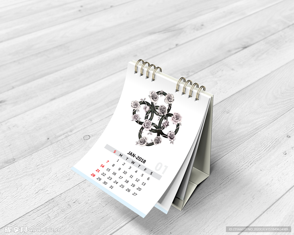 日历台历展示效果图样机