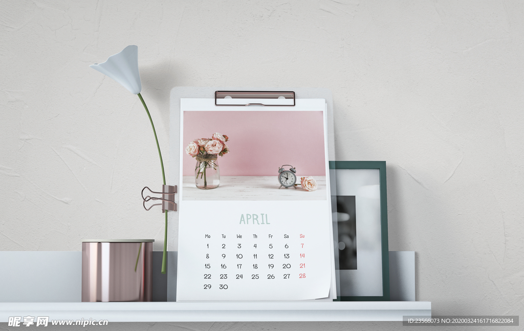 日历台历展示效果图样机
