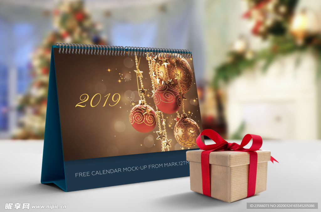 日历台历展示效果图样机