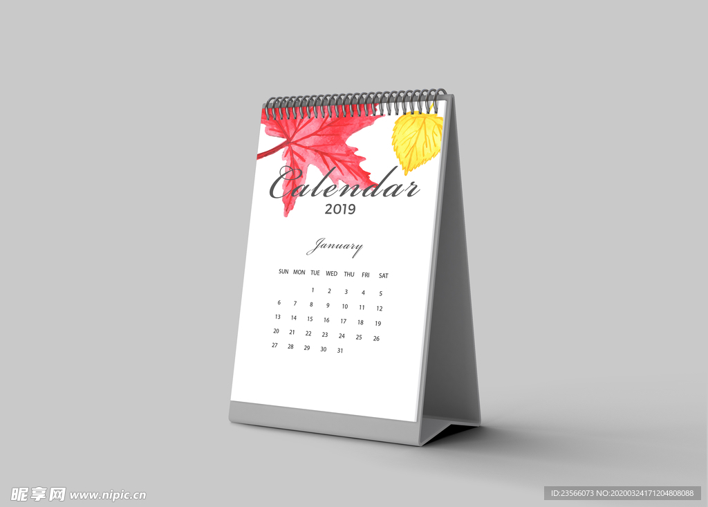 日历台历展示效果图样机