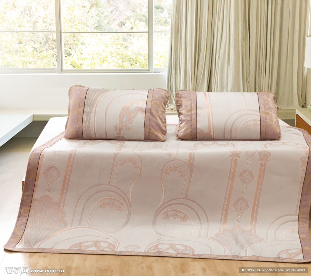 凉席 冰丝席 床 家居生活