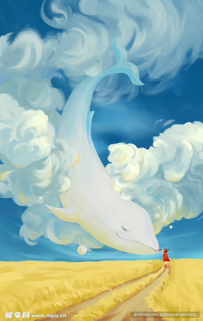 鲸鱼插画