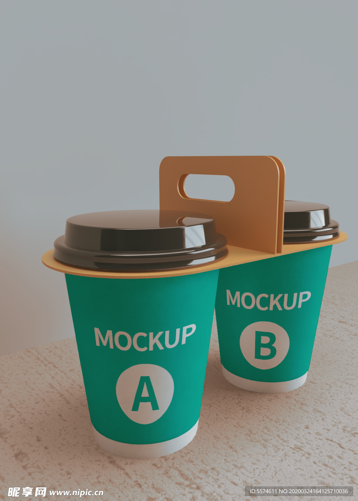 咖啡杯外带样机