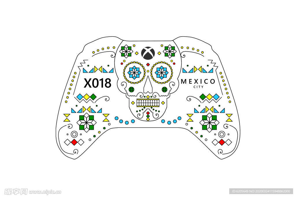 Xbox 图形游戏手柄壁纸