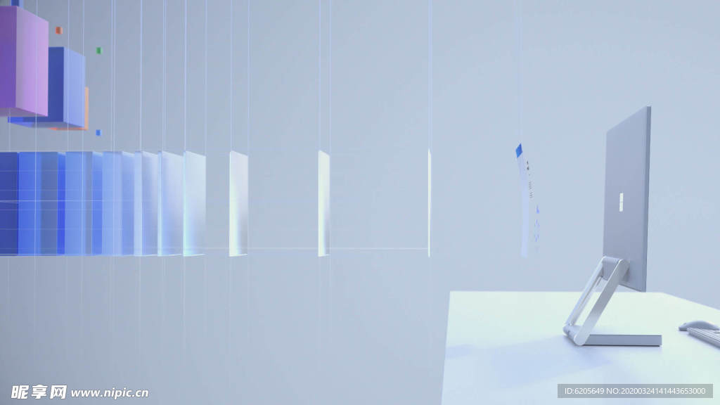 电脑数据抽象链接壁纸背景