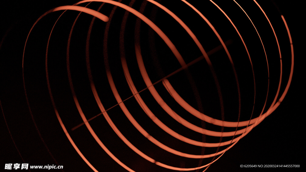 黑暗中螺旋铜丝背景壁纸