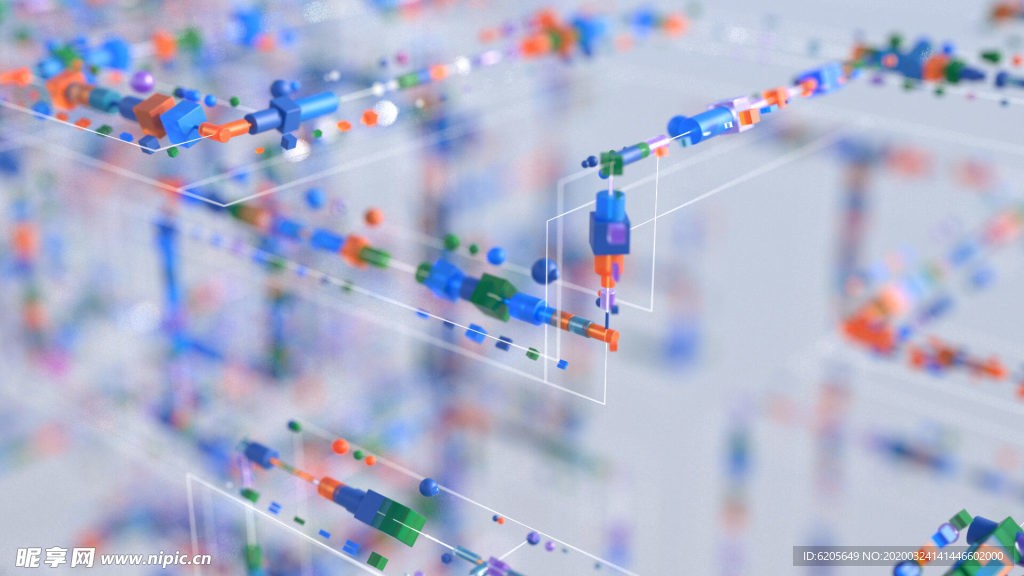 网状线状场景背景壁纸