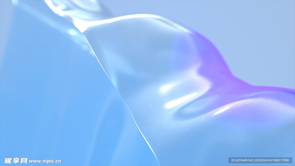 简约小清新三维布料流体壁纸背景