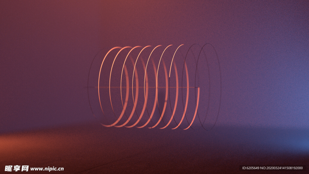 螺旋线条光影壁纸背景