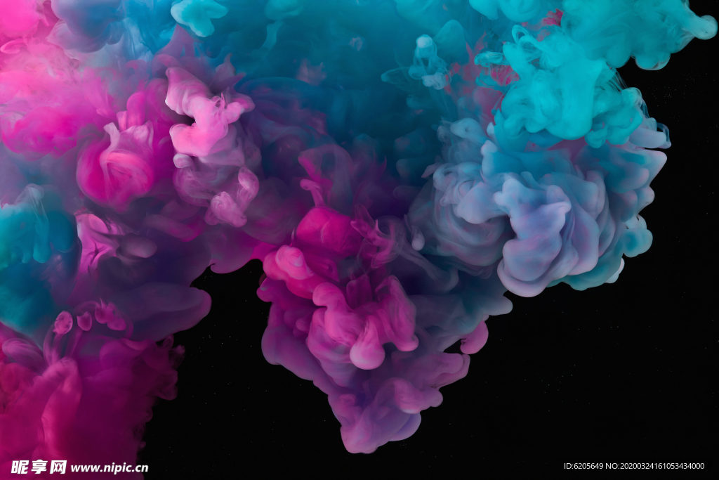 黑底红绿粉末团状壁纸