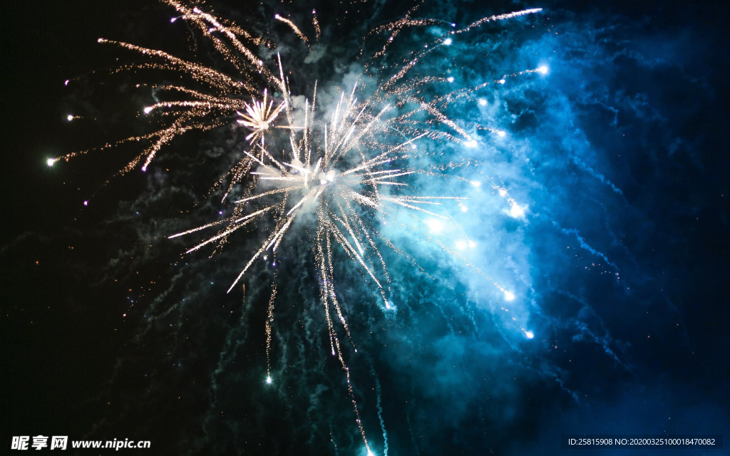 烟花爆竹光晕光圈背景