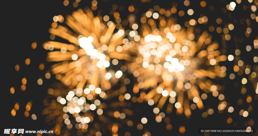 烟花爆竹光晕光圈背景