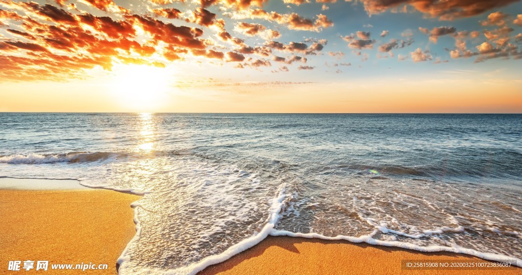 彩霞日出夕阳火烧云