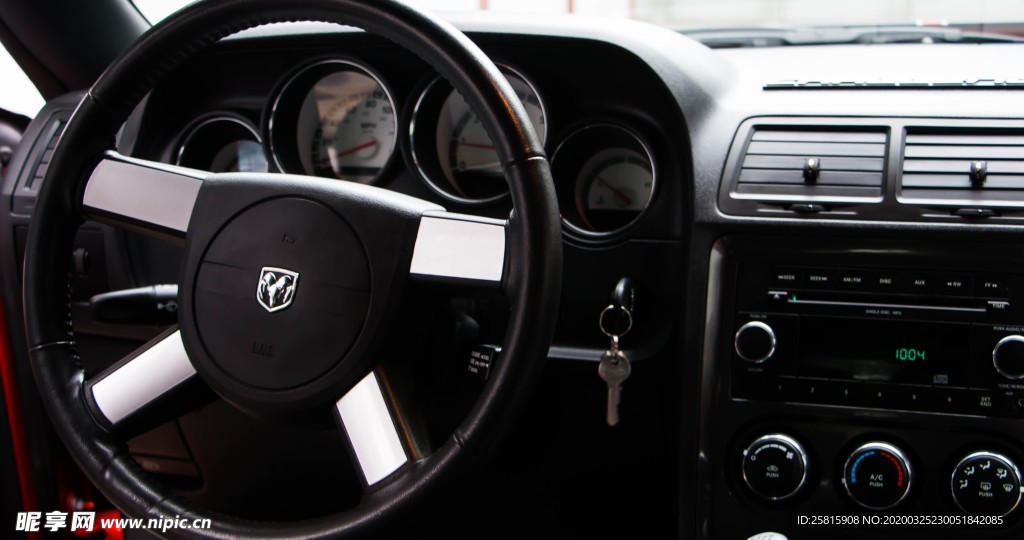 方向盘仪表盘高清图片