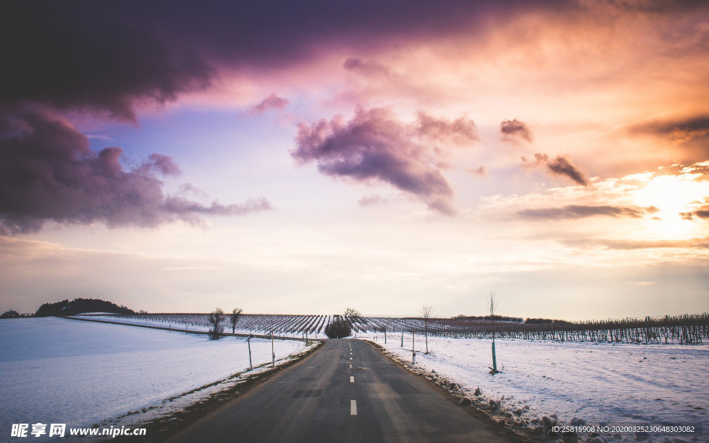 公路山路小径小道图片