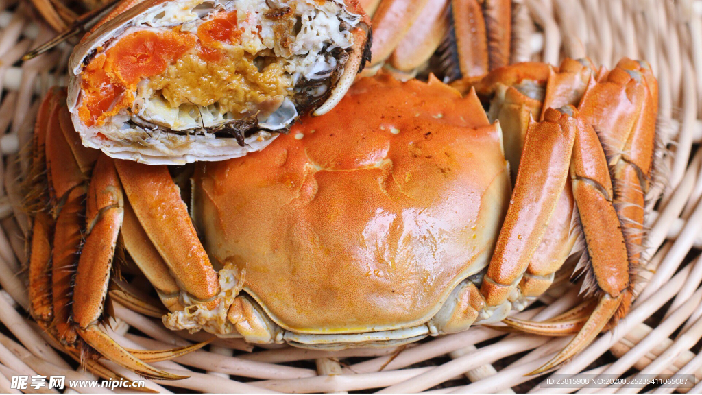螃蟹美味图片