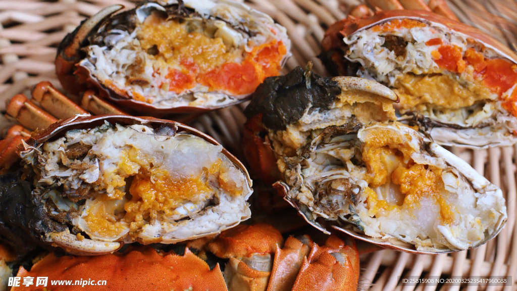 螃蟹美味图片