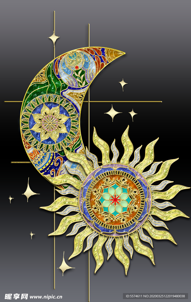 北欧背景墙装饰画