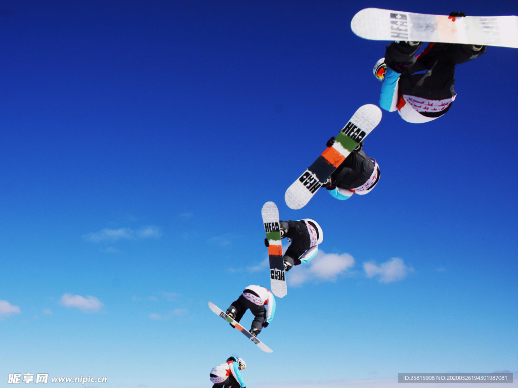 滑雪运动滑雪板图片