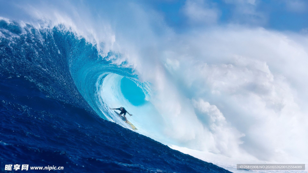 冲浪海上运动图片