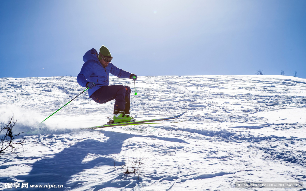 滑雪运动滑雪板图片