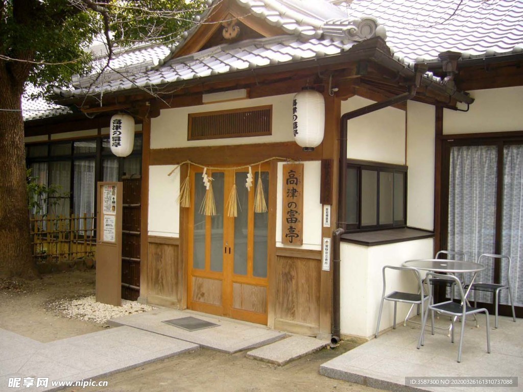 日本古城建筑物