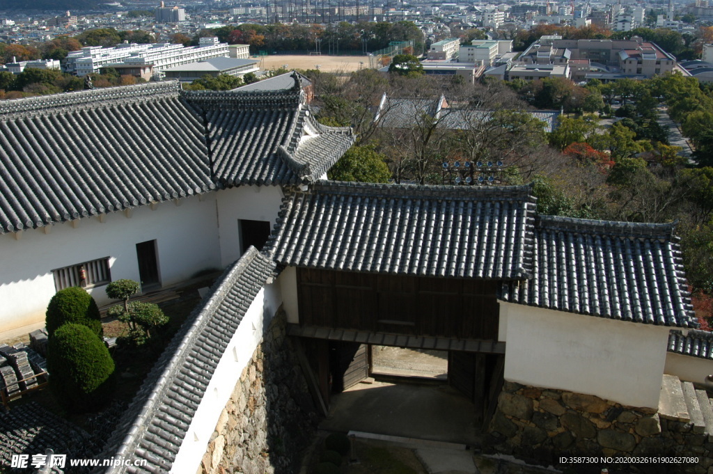 日本古城建筑