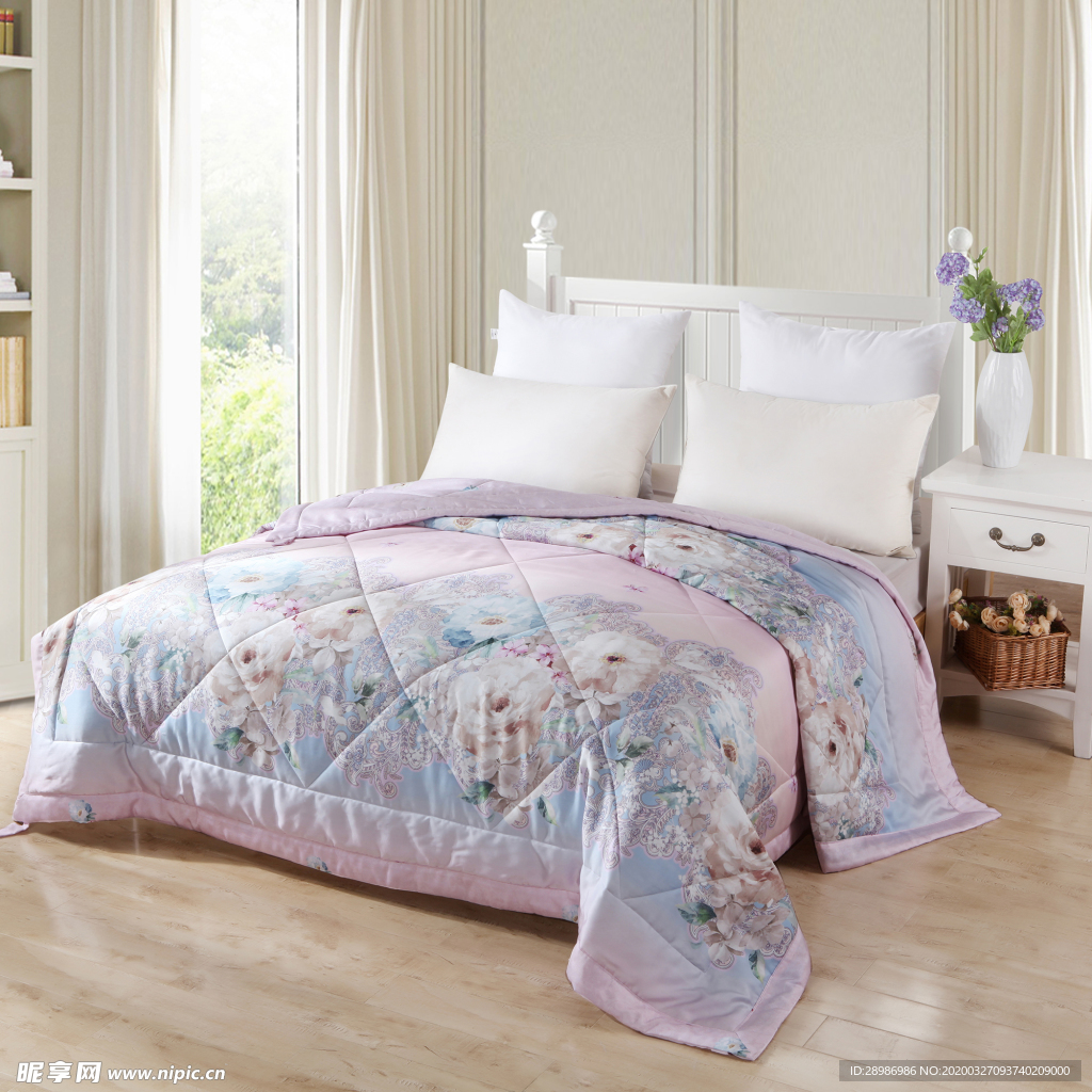 夏凉被 枕头 席子 凉席 家纺