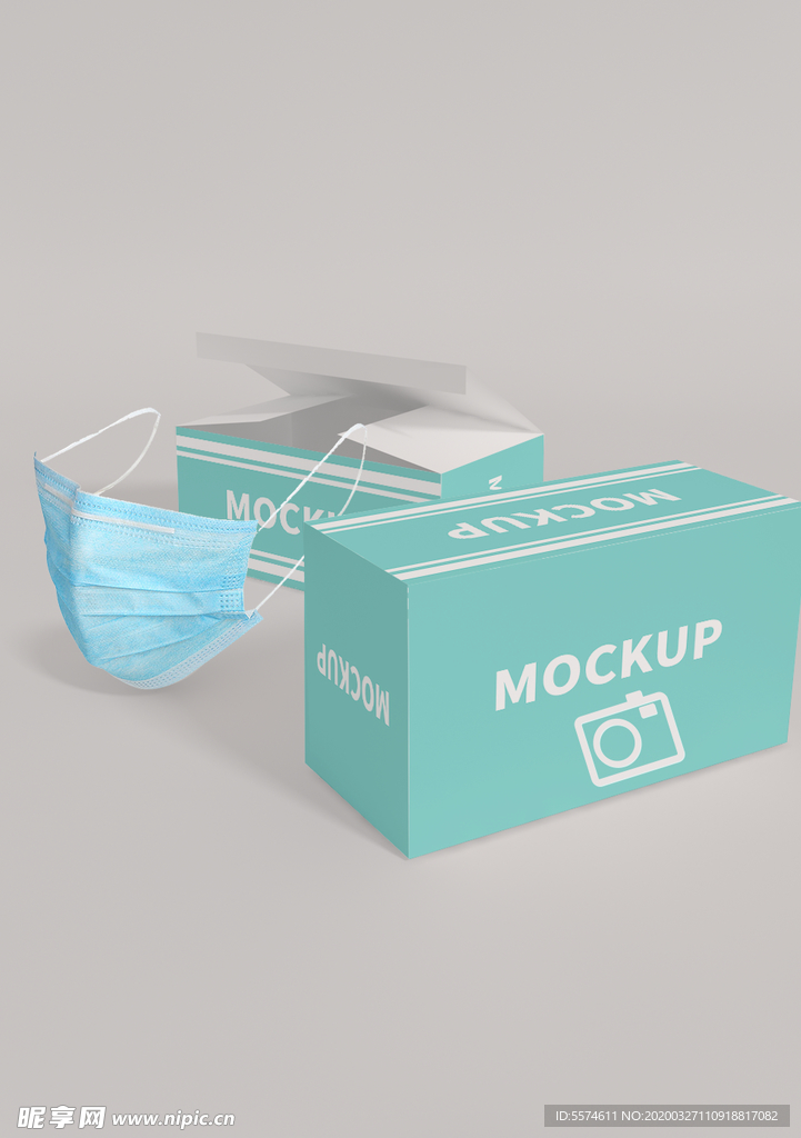 口罩包装样机