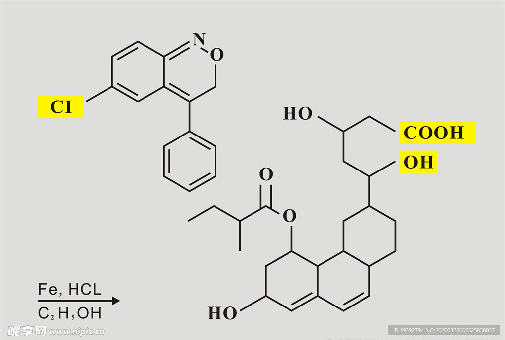化学方程式矢量图
