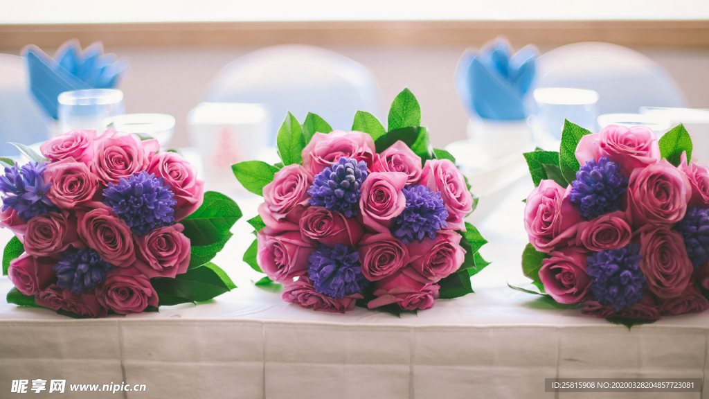 花艺插花捧花桌花图片