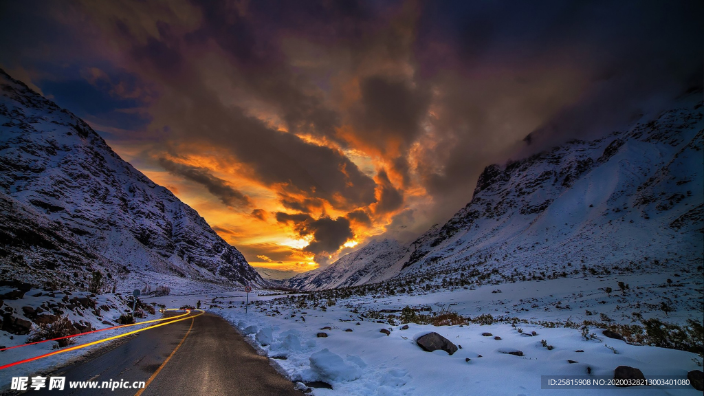 公路山路小径小道图片