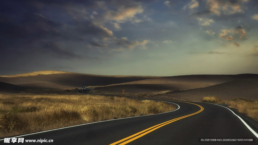 公路山路小径小道图片