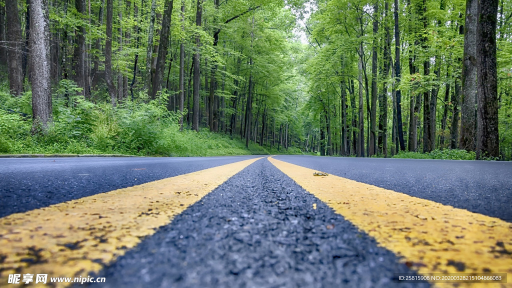 公路山路小径小道图片