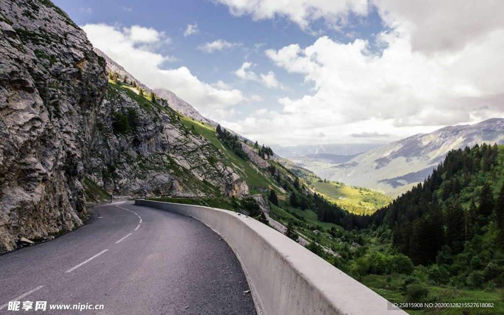 公路山路小径小道图片