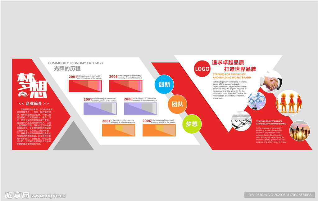 企业简介文化墙