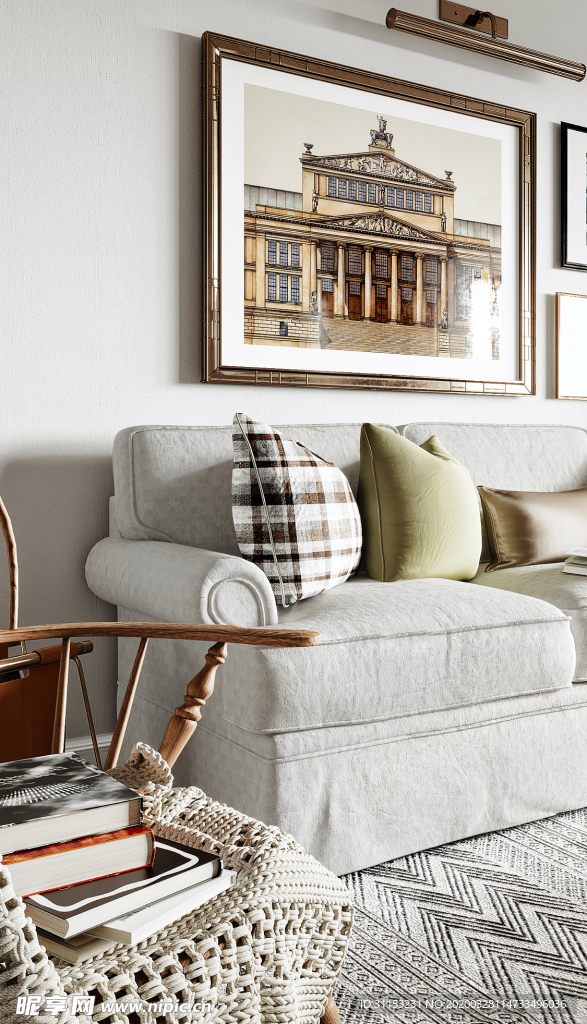 沙发 挂画
