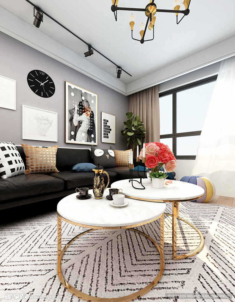 北欧客厅  饰品