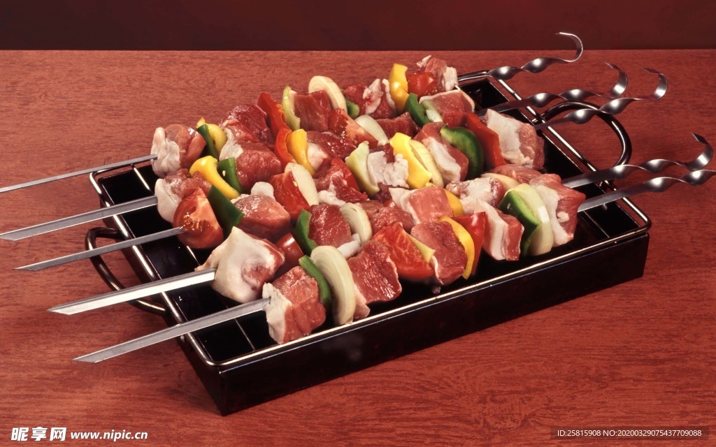 烤肉撸串烤串图片