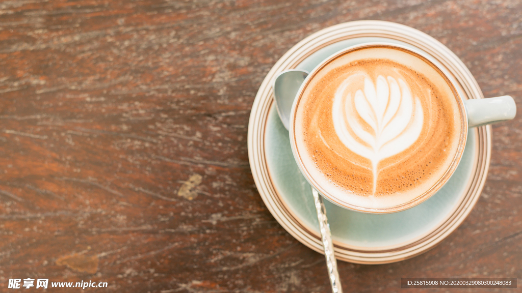 咖啡拉花咖啡图片